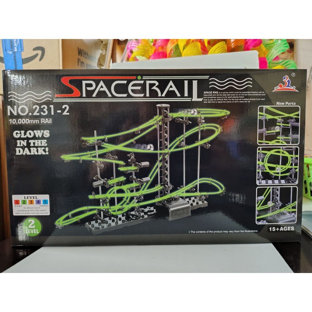 Spacerail Level 2 Marble Roller Coaster Set – 10,000mm Rail No. 231-2